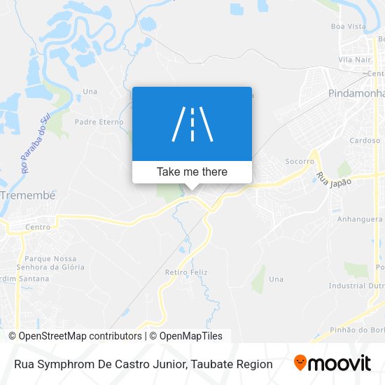 Rua Symphrom De Castro Junior map