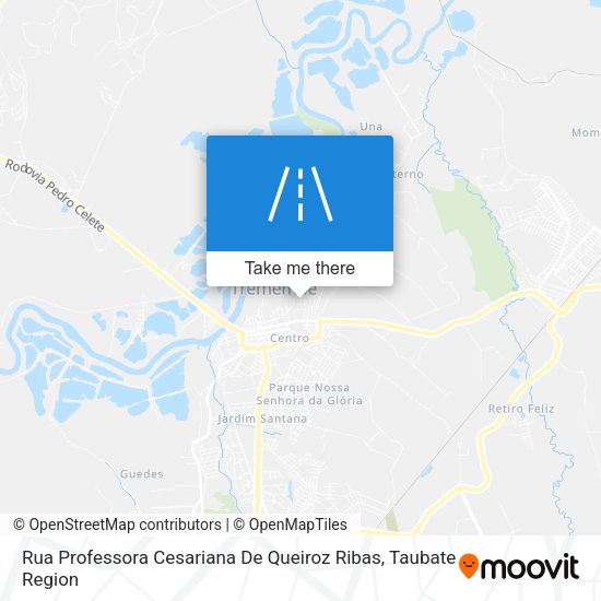 Rua Professora Cesariana De Queiroz Ribas map