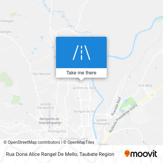 Rua Dona Alice Rangel De Mello map