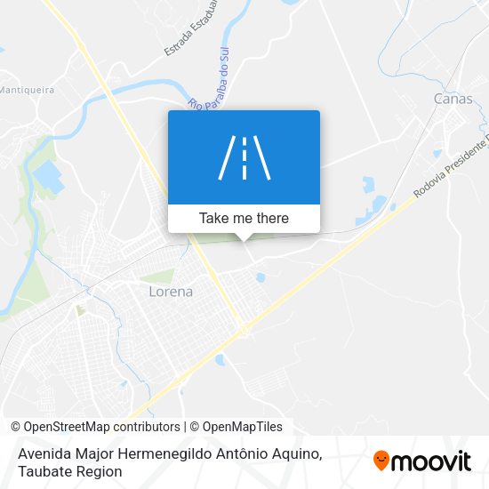 Avenida Major Hermenegildo Antônio Aquino map