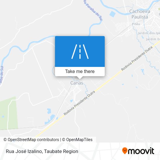 Rua José Izalino map