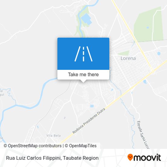 Rua Luiz Carlos Filippini map