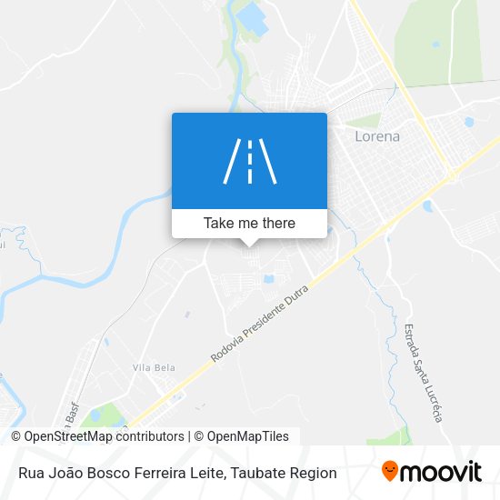 Rua João Bosco Ferreira Leite map