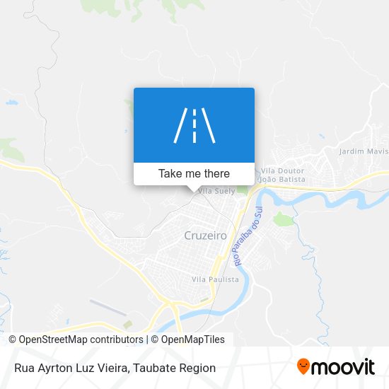 Rua Ayrton Luz Vieira map