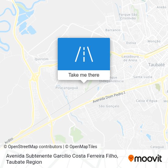 Avenida Subtenente Garcílio Costa Ferreira Filho map