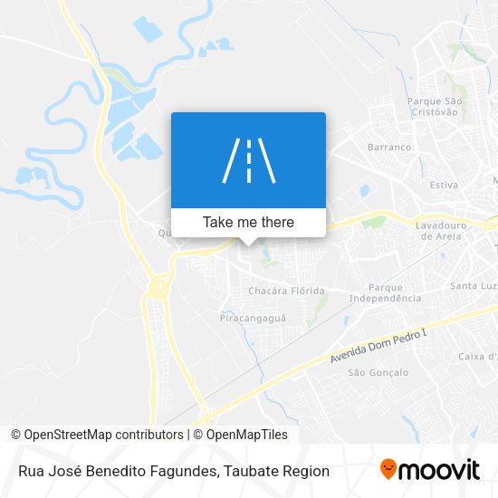 Rua José Benedito Fagundes map