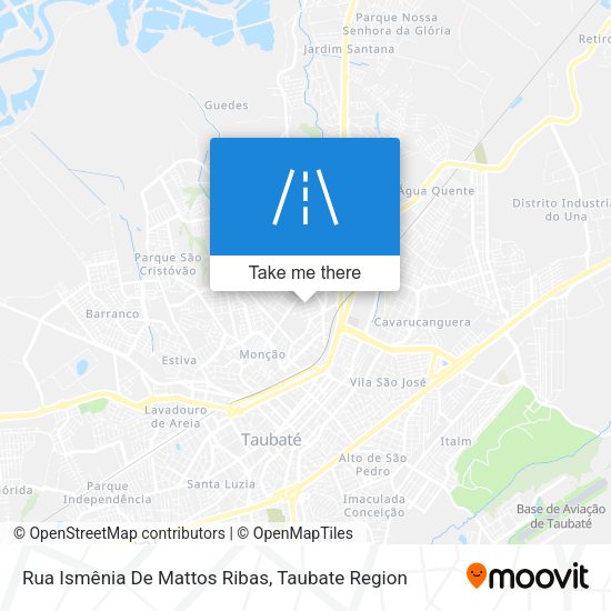 Rua Ismênia De Mattos Ribas map