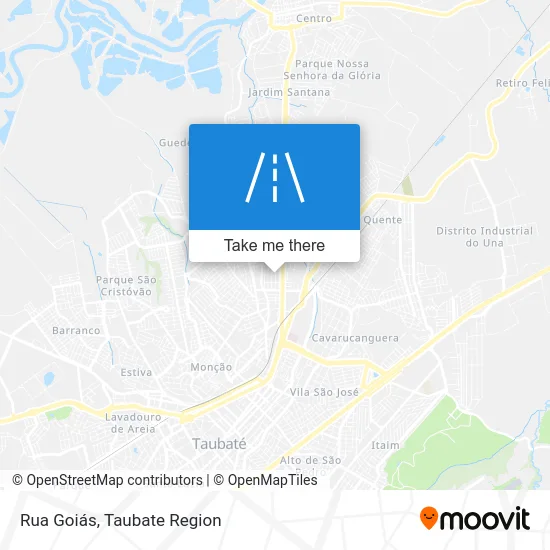 Rua Goiás map