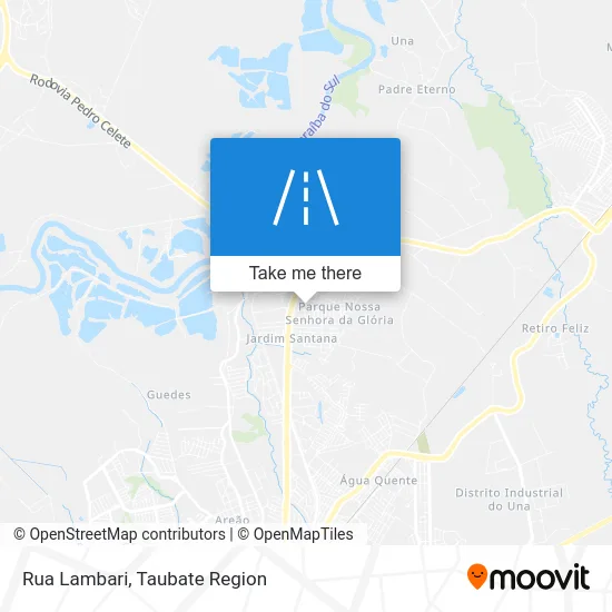 Rua Lambari map