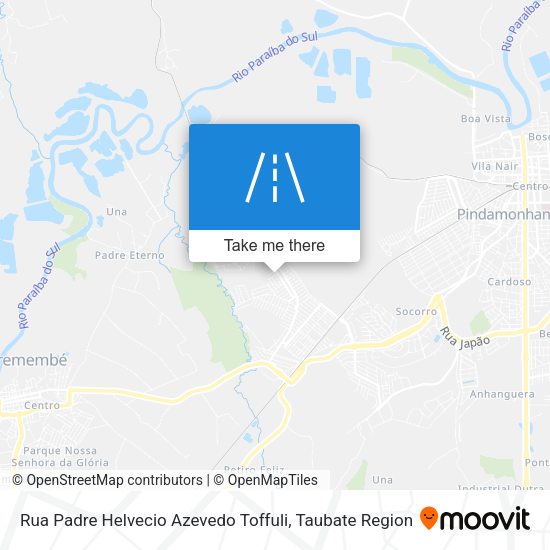 Rua Padre Helvecio Azevedo Toffuli map