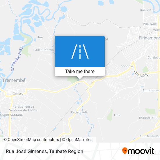 Rua José Gimenes map