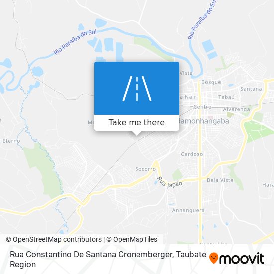 Mapa Rua Constantino De Santana Cronemberger