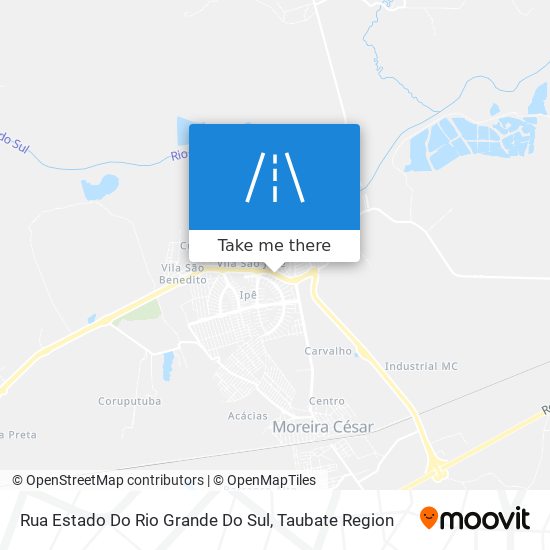 Rua Estado Do Rio Grande Do Sul map