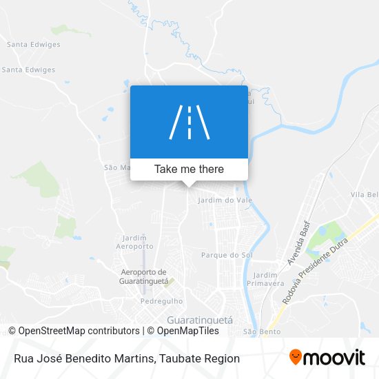 Rua José Benedito Martins map
