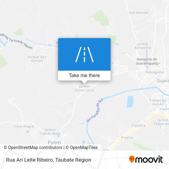 Rua Ari Leite Ribeiro map