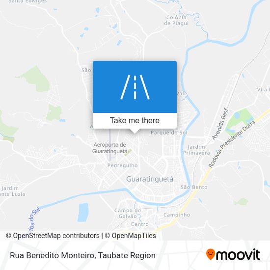 Rua Benedito Monteiro map