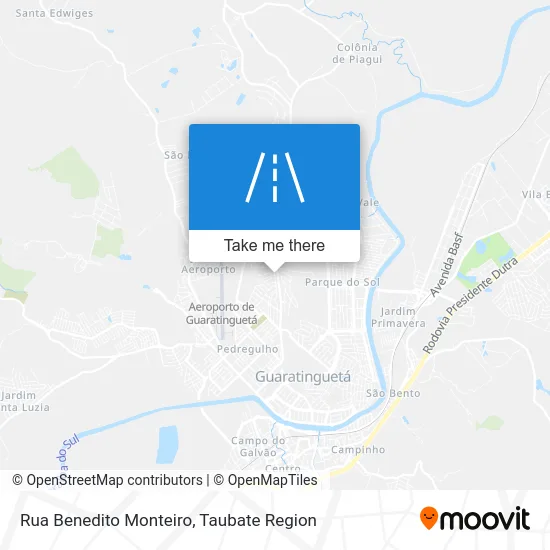 Rua Benedito Monteiro map