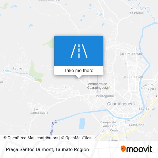 Praça Santos Dumont map