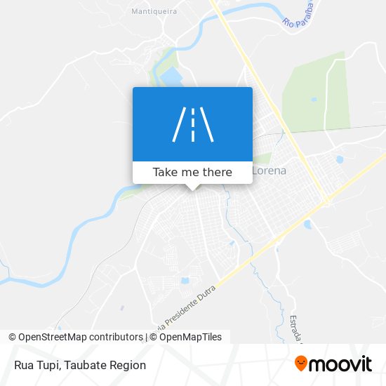 Rua Tupi map