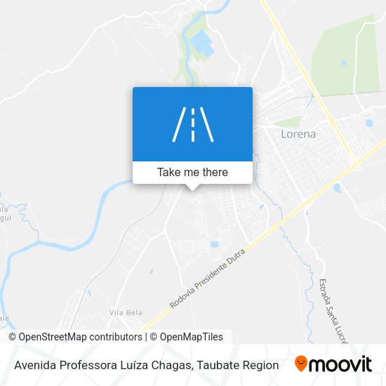 Avenida Professora Luíza Chagas map