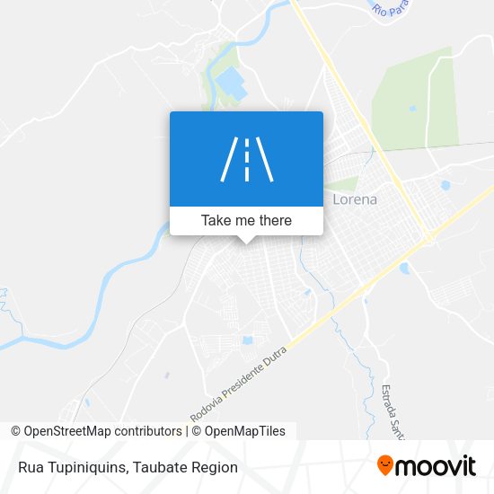 Rua Tupiniquins map