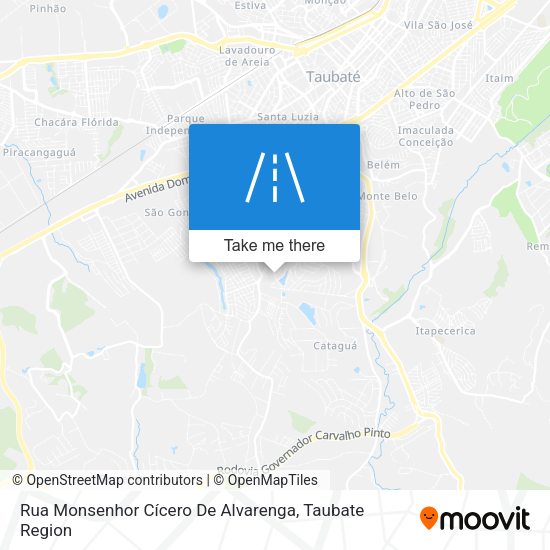 Rua Monsenhor Cícero De Alvarenga map