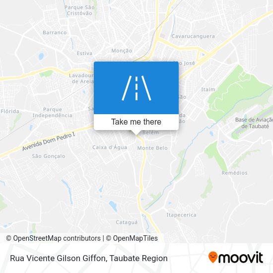 Rua Vicente Gilson Giffon map