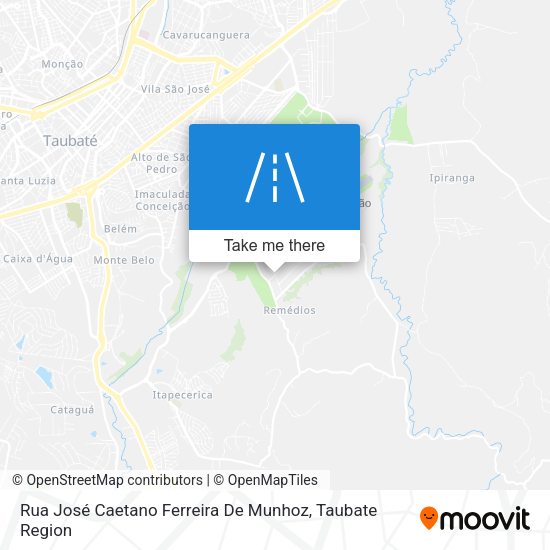 Rua José Caetano Ferreira De Munhoz map