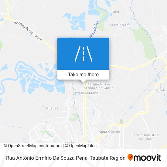 Rua Antônio Ermírio De Souza Pena map