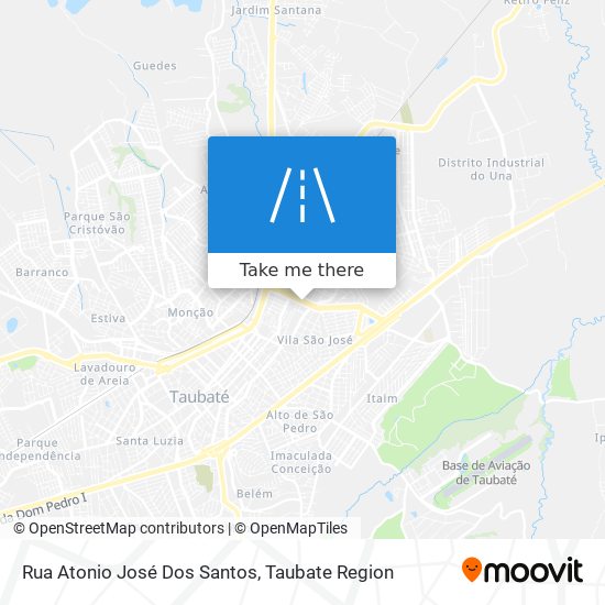 Rua Atonio José Dos Santos map