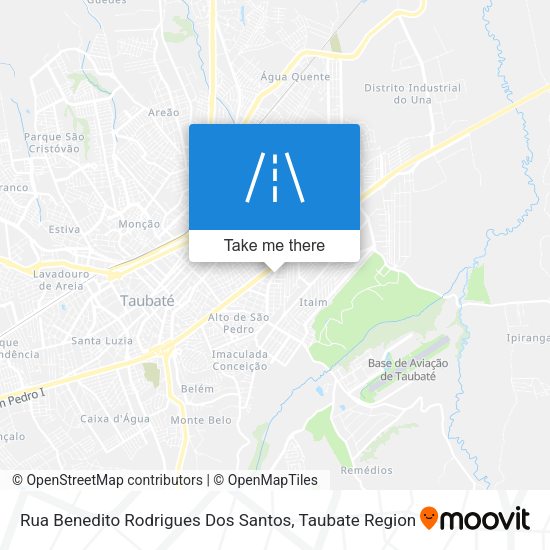 Rua Benedito Rodrigues Dos Santos map