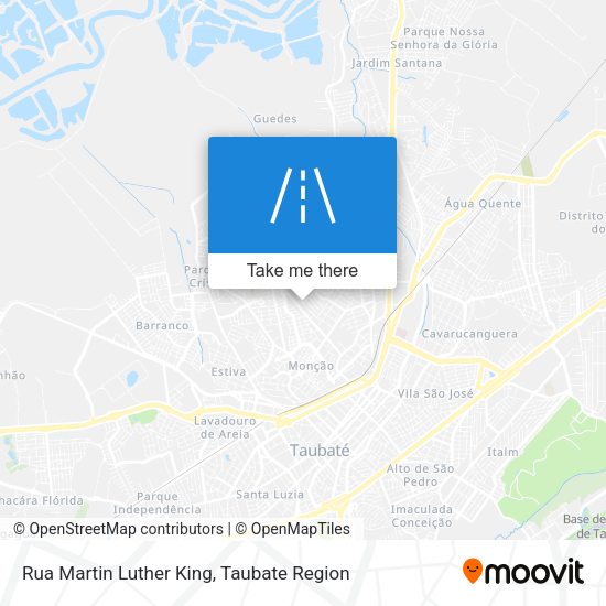 Rua Martin Luther King map