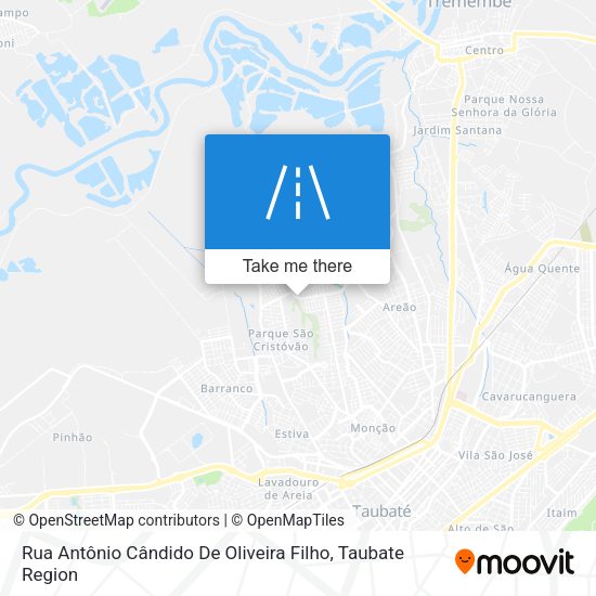 Rua Antônio Cândido De Oliveira Filho map