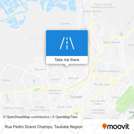 Rua Pedro Grand Champs map