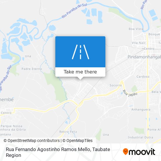 Rua Fernando Agostinho Ramos Mello map