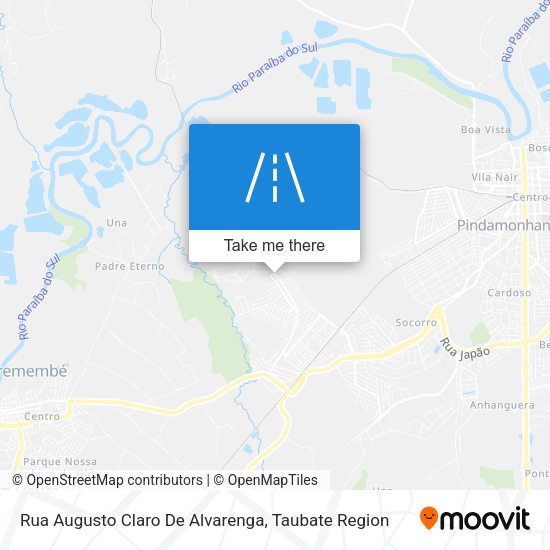 Rua Augusto Claro De Alvarenga map
