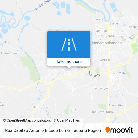 Rua Capitão Antônio Bicudo Leme map