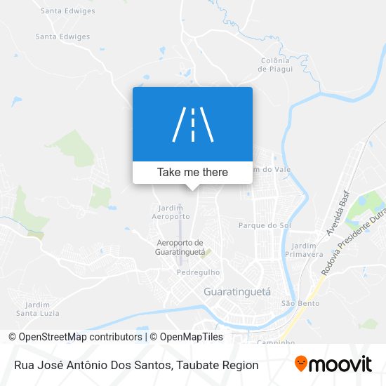 Rua José Antônio Dos Santos map