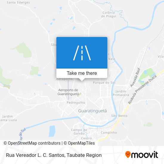 Rua Vereador L. C. Santos map