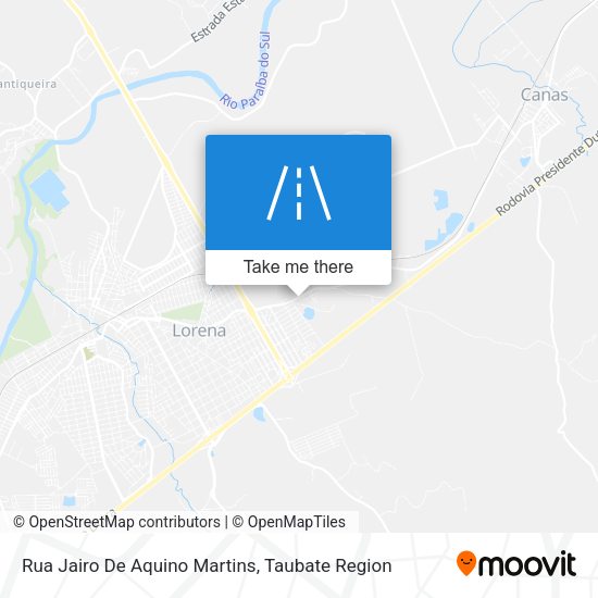 Rua Jairo De Aquino Martins map