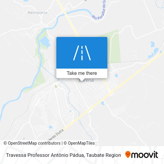 Travessa Professor Antônio Pádua map