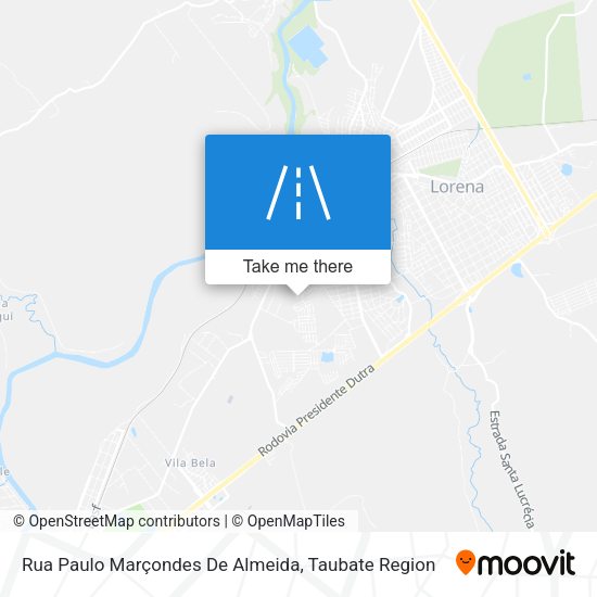 Rua Paulo Marçondes De Almeida map