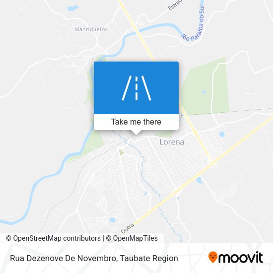Rua Dezenove De Novembro map