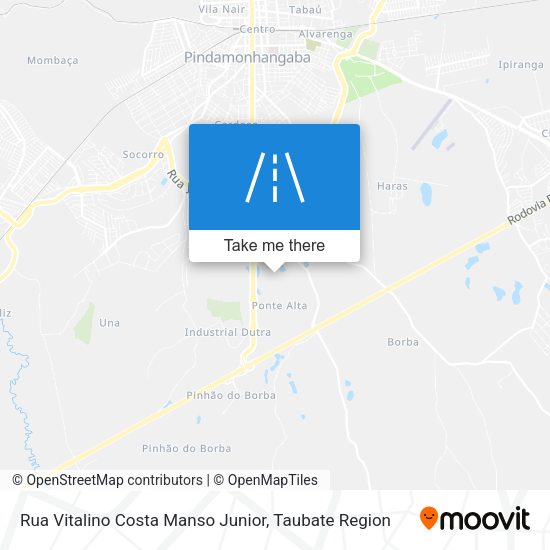 Rua Vitalino Costa Manso Junior map