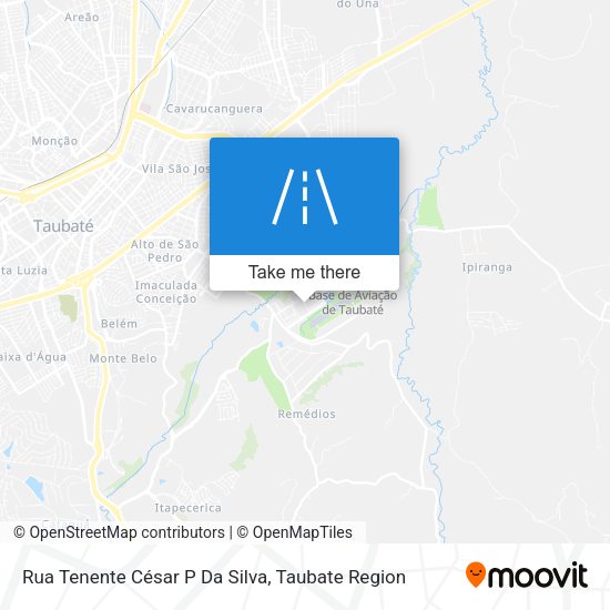 Rua Tenente César P Da Silva map