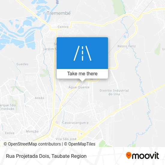 Rua Projetada Dois map