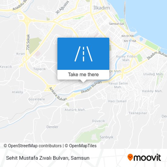 Sehit Mustafa Zıvalı Bulvarı map