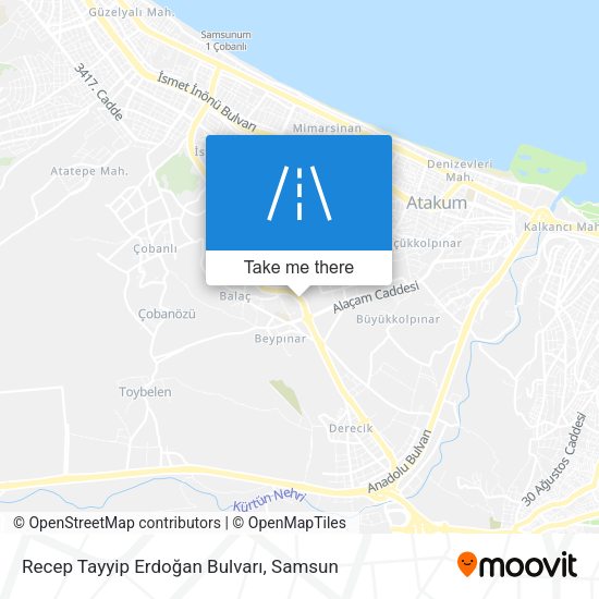 Recep Tayyip Erdoğan Bulvarı map