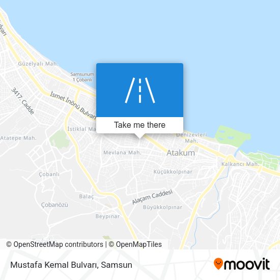 Mustafa Kemal Bulvarı map