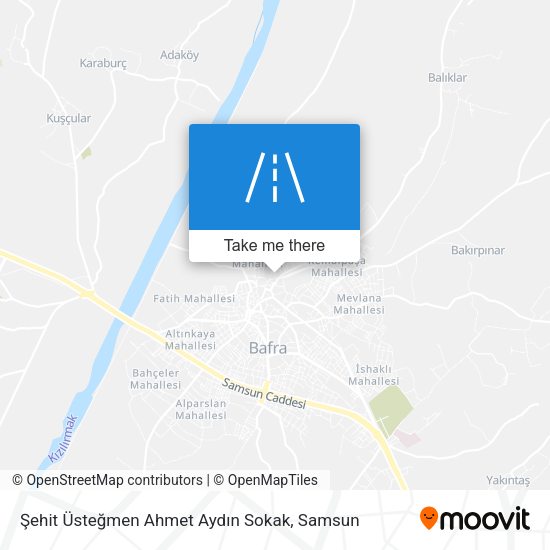Şehit Üsteğmen Ahmet Aydın Sokak map